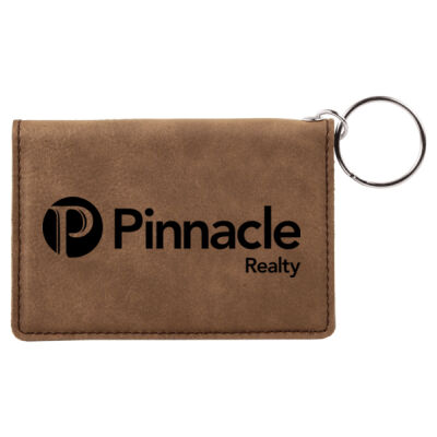 Pinnacle Realty - Laserable Leatherette Keychain/ID Holder Thumbnail